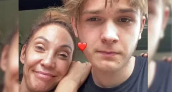 Ernestina Pais con su hijo Benicio Guyot