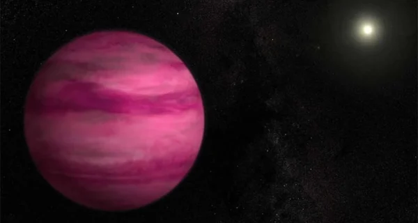 Representación artística del exoplaneta GJ504b