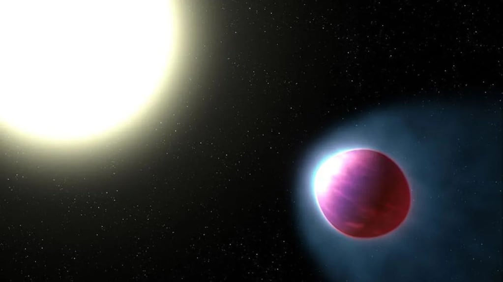 Ilustración del exoplaneta WASP-121b