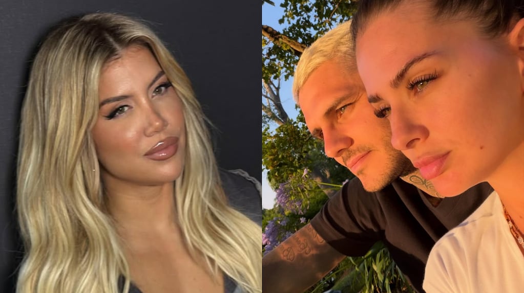 Wanda Nara y sus hijos en la graduación de Francesca
