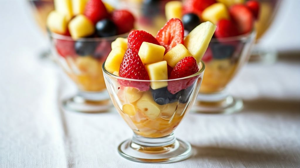 Frutas variadas sobre una mesa