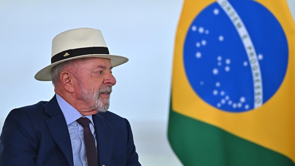 Luiz Lula da Silva en un evento político