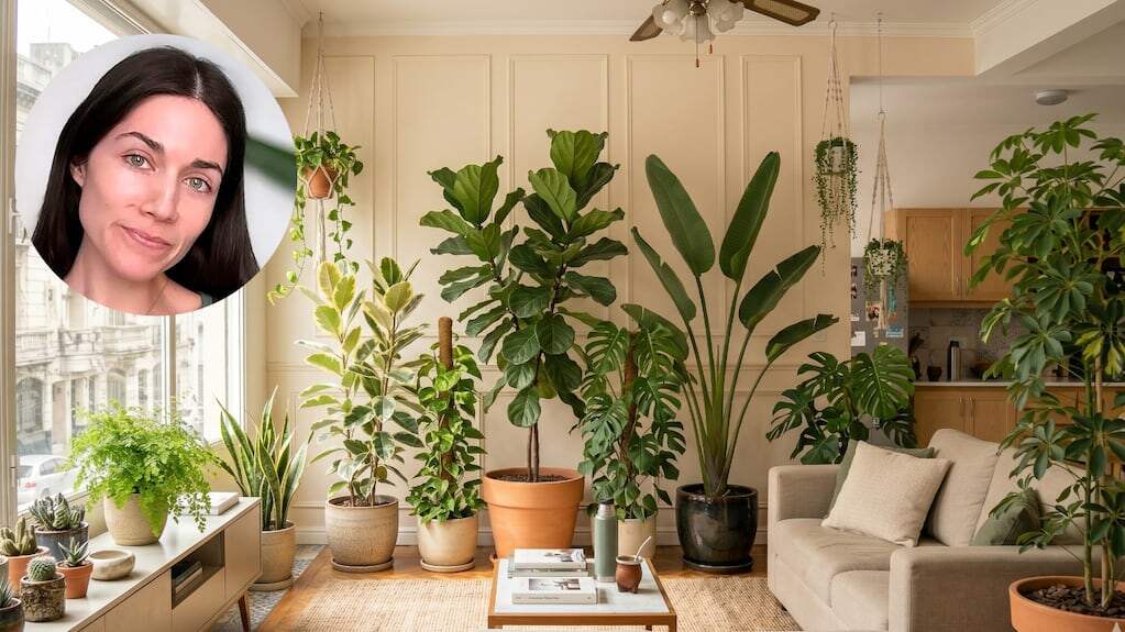Ester, arquitecta e influencer con sus plantas de interior