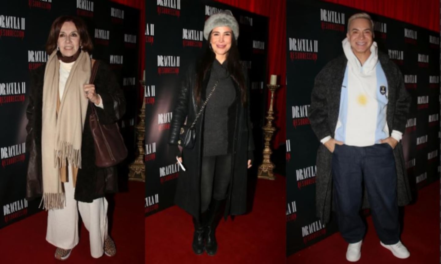 Estrellas argentinas en el estreno de 'Drácula 2 Resurrección' en el Hipódromo de San Isidro