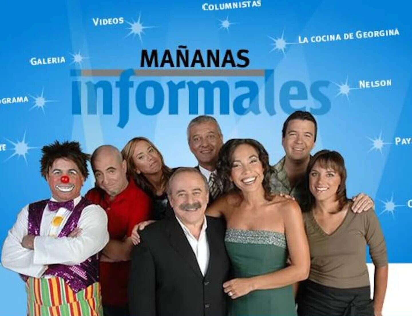 El elenco del programa 'Mañanas Informales' con Ernestina Pais en el centro