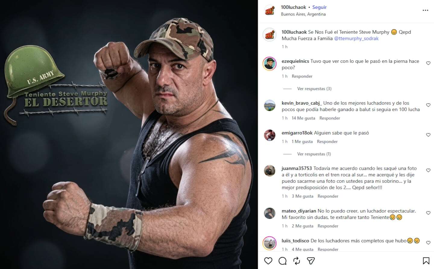 Pablo Christian Mas Albert en pose de lucha, mostrando su fuerza y determinación