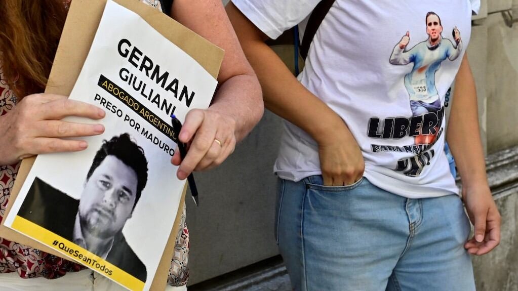 Germán Giuliani, argentino detenido en Venezuela