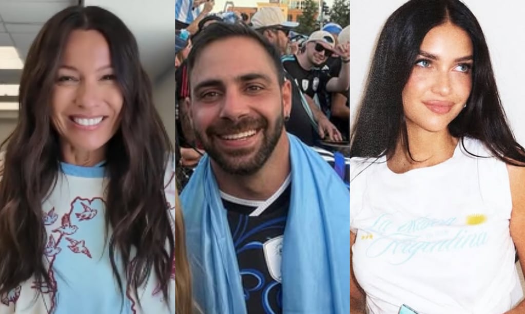 Famosos argentinos apoyando a la Selección en el Mundial 2026