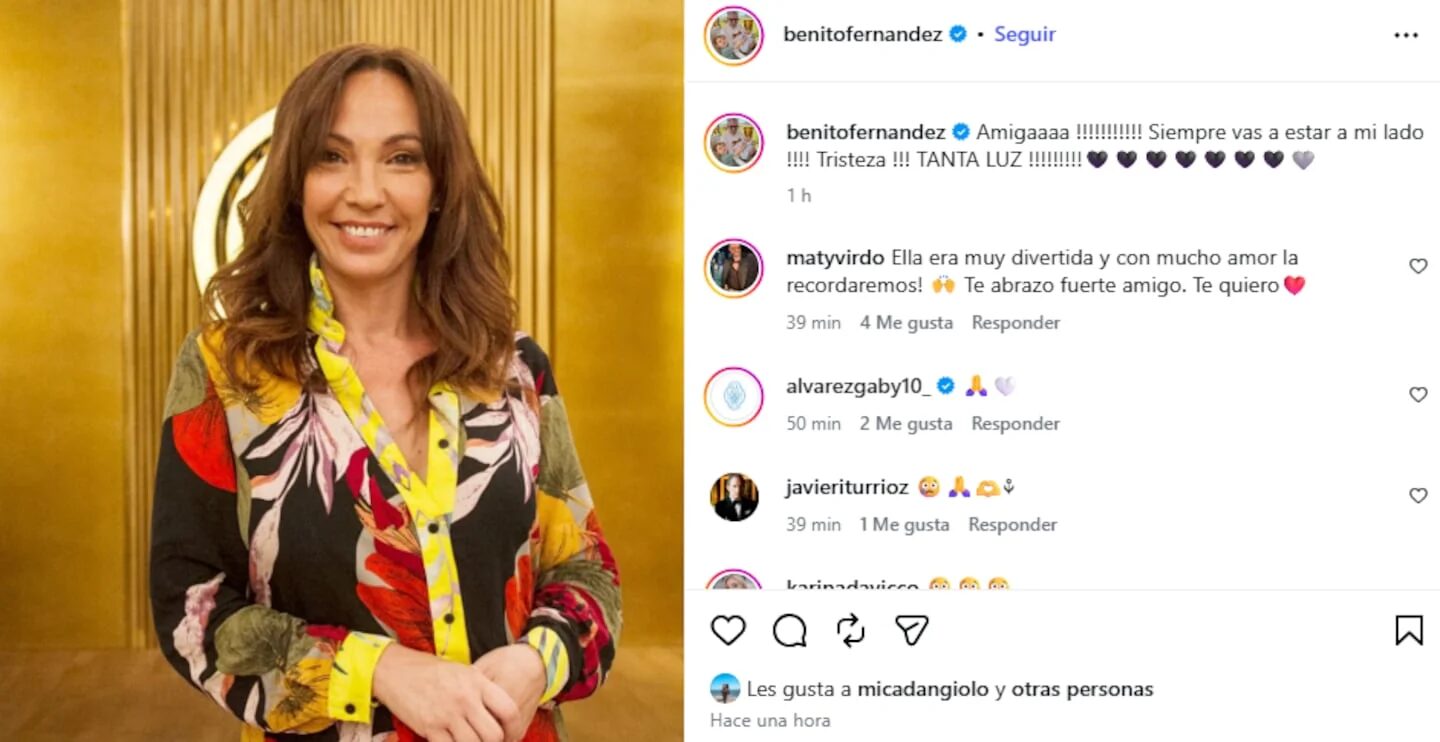 Ernestina Pais sonriendo en un evento con un fondo dorado