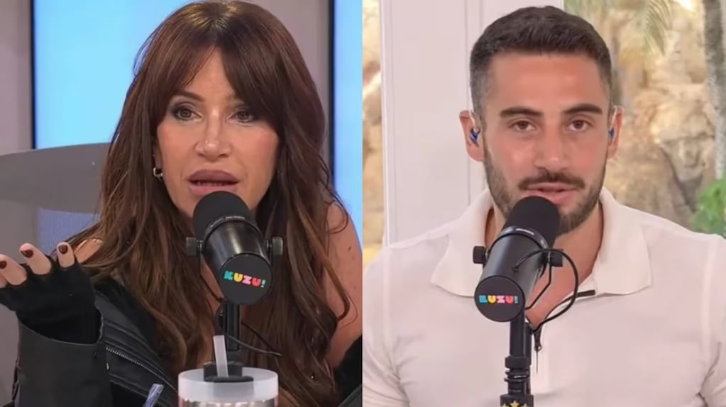 Fernando Burlando y Florencia Peña en un evento