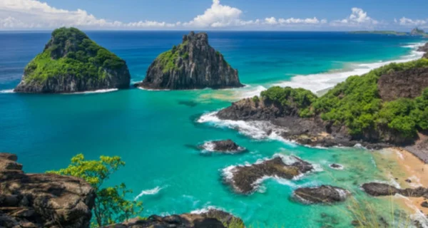 Praia do Sancho en Fernando de Noronha, Brasil