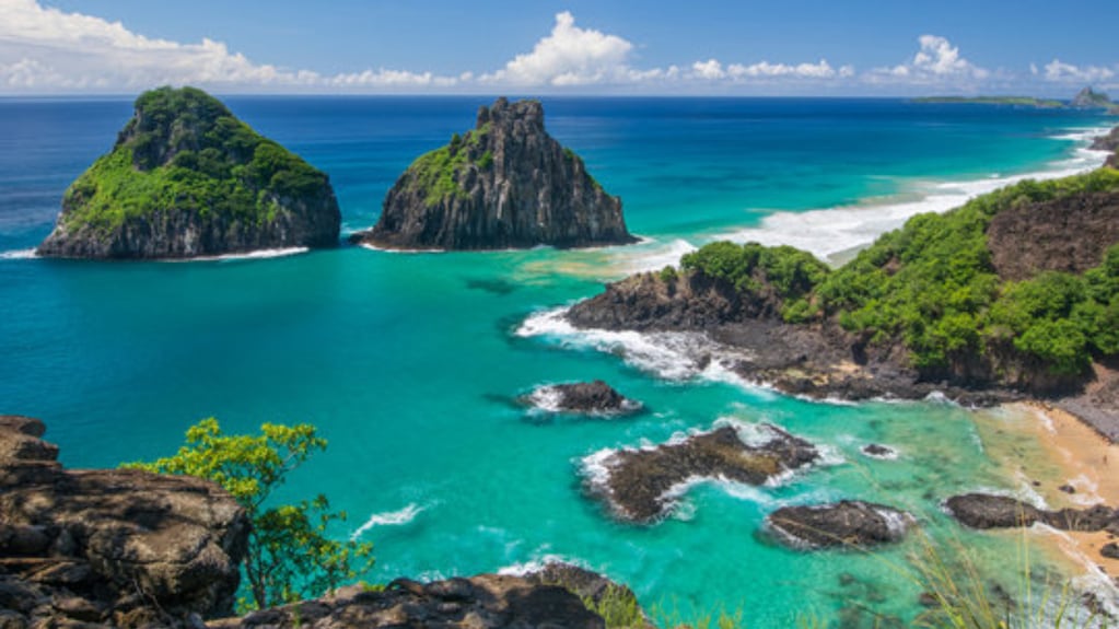 Praia do Sancho en Fernando de Noronha, Brasil