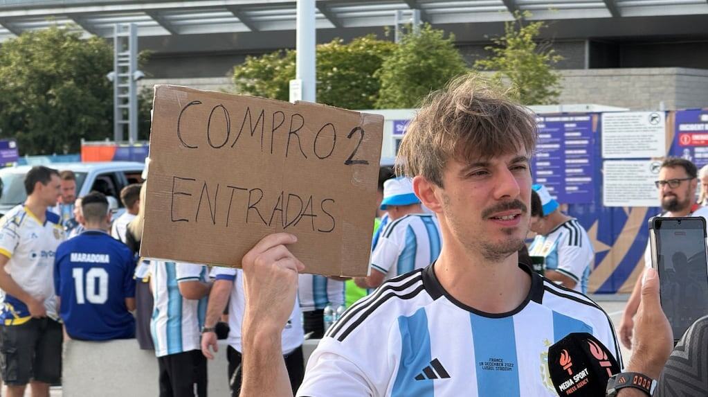Hinchas argentinos buscan entradas para el Mundial 2026