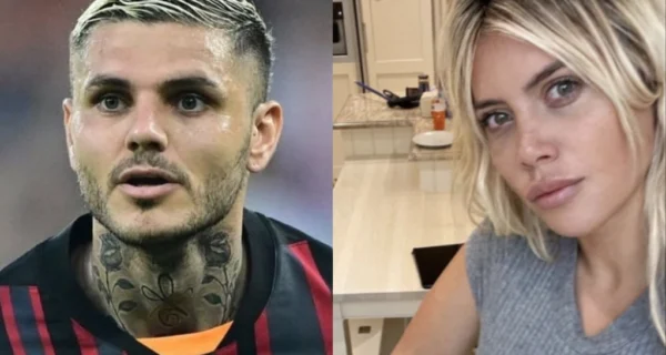Mauro Icardi y Wanda Nara en medio del escándalo