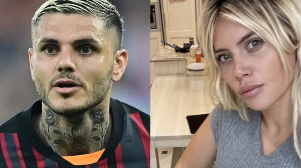 Mauro Icardi y Wanda Nara en medio del escándalo