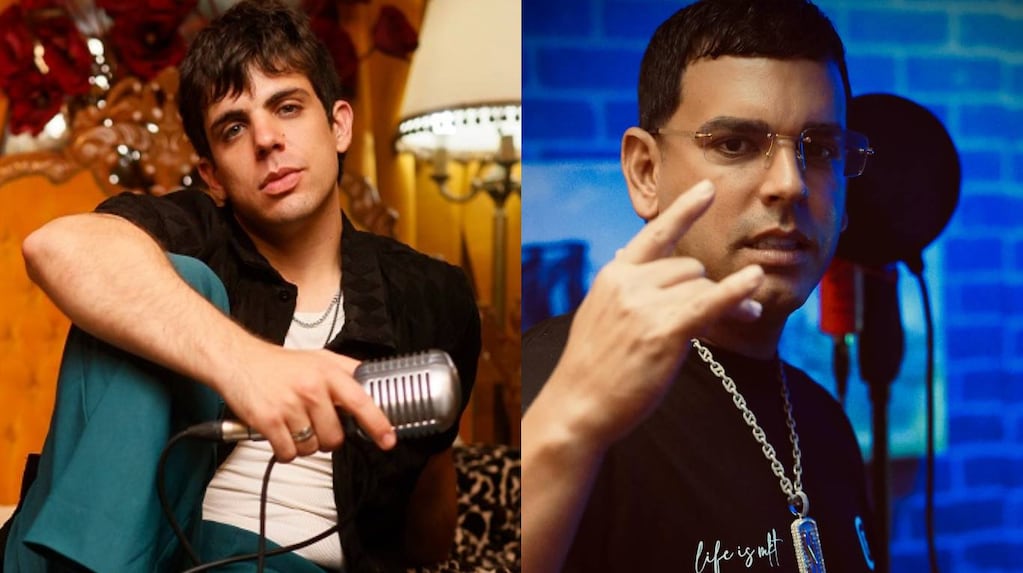 Fr4nz y Tito El Bambino en una imagen promocional de su nueva versión de 'Mi cama huele a ti'