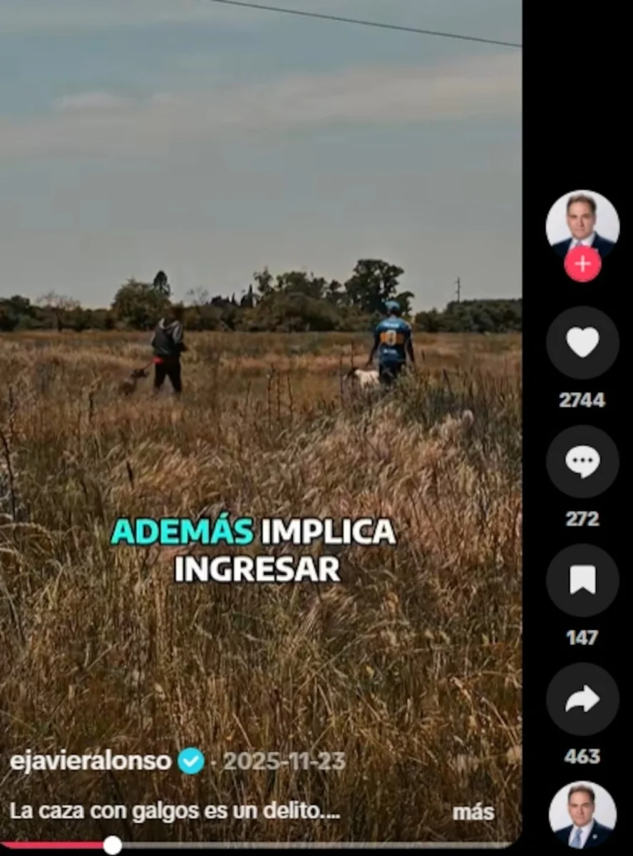 Protesta en San Antonio de Areco contra la caza furtiva con galgos