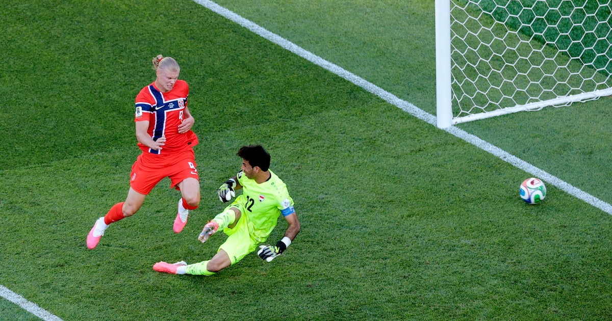 Erling Haaland marca un gol en el Mundial 2026