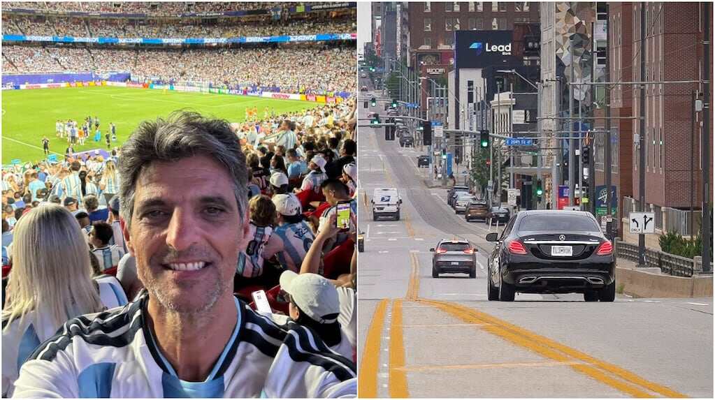 Hincha argentino en Kansas City durante el Mundial 2026