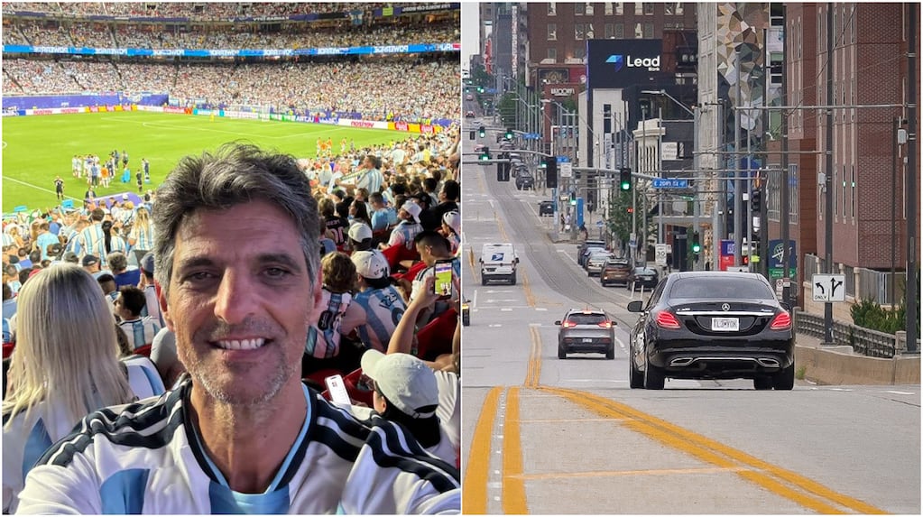 Hincha argentino en Kansas City durante el Mundial 2026