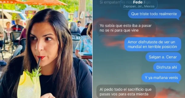 Hincha uruguayo decepcionado tras la eliminación del Mundial 2026