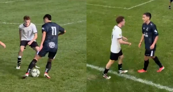 Ian Subiabre jugando en un torneo amateur
