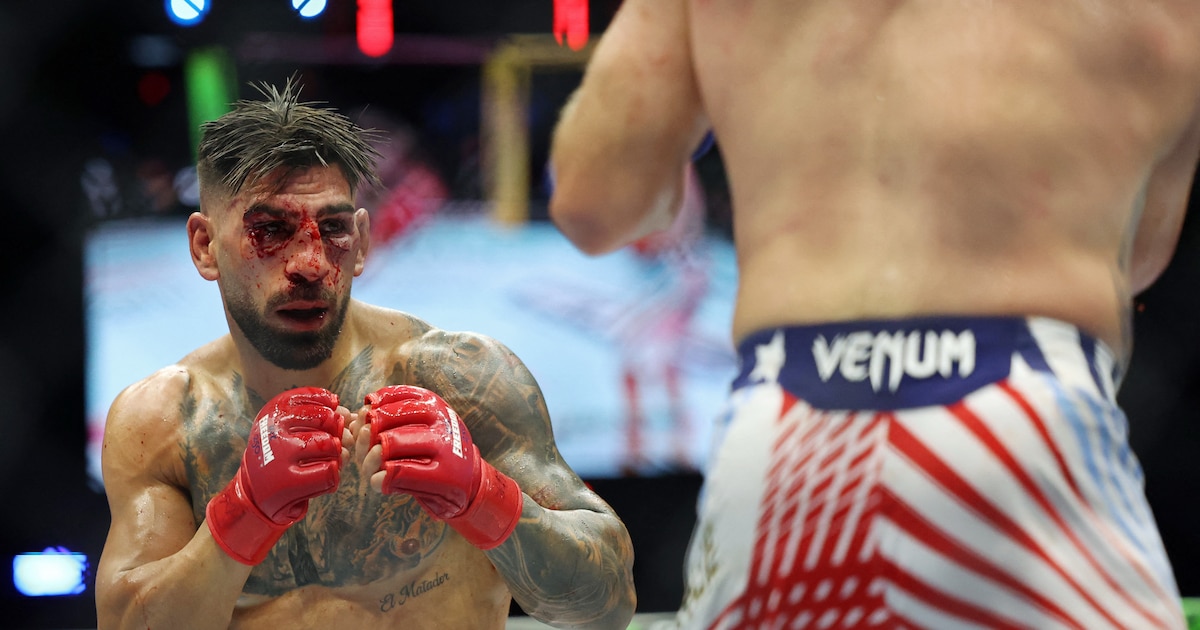 Ilia Topuria tras su pelea en UFC Freedom 250