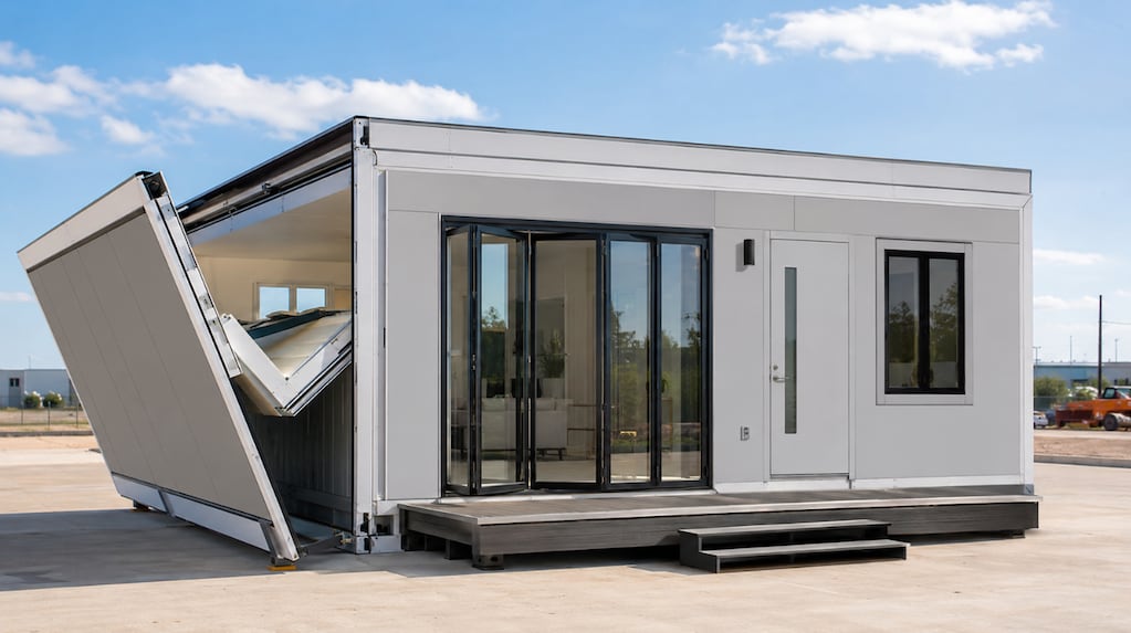 Casita de BOXABL, una vivienda modular que se instala en una hora