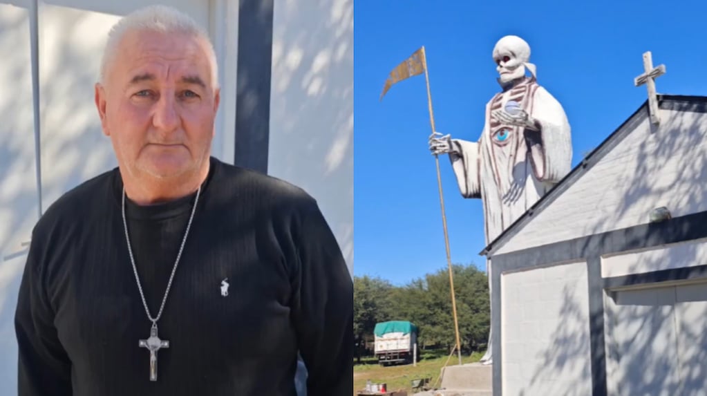 Estatua de San La Muerte en Santiago del Estero