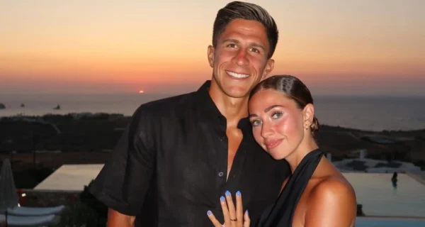 Irene Ariza junto a Giuliano Simeone