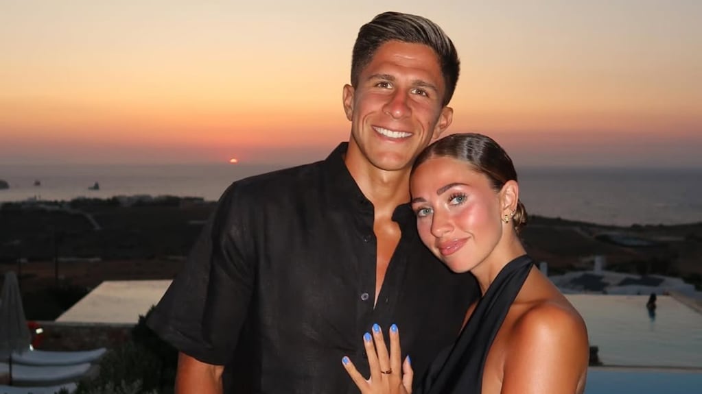 Irene Ariza junto a Giuliano Simeone