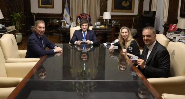 Javier Milei en la Casa Rosada