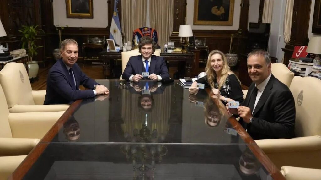 Javier Milei en la Casa Rosada