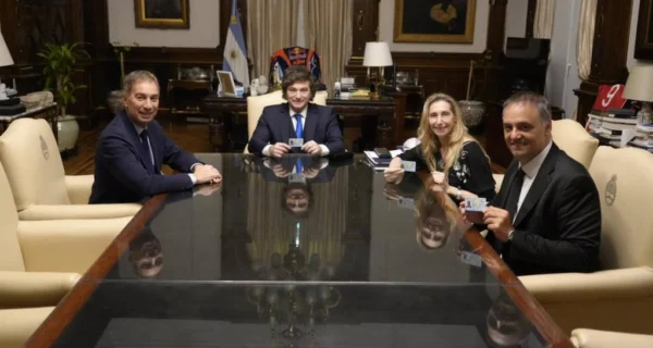 Javier Milei en la Casa Rosada