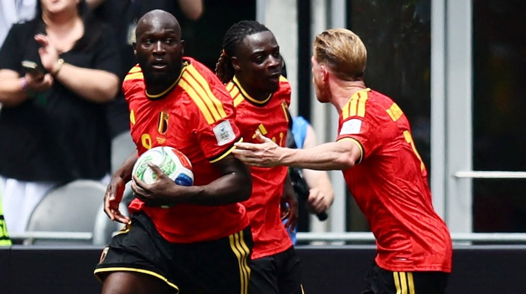Jérémy Doku durante un partido de la Copa del Mundo