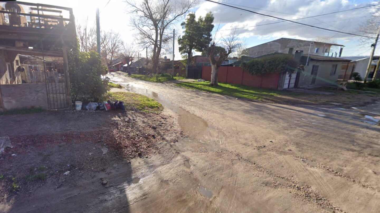 Vista de una calle en Mar del Plata donde ocurrió un tiroteo