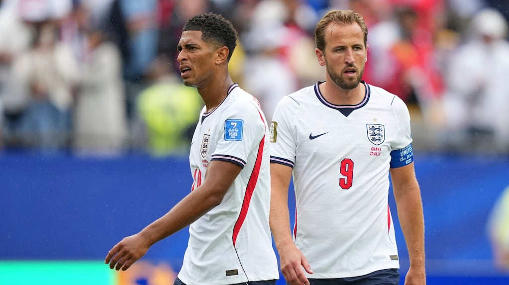 Jude Bellingham durante el partido entre Inglaterra y Ghana en el Mundial 2026
