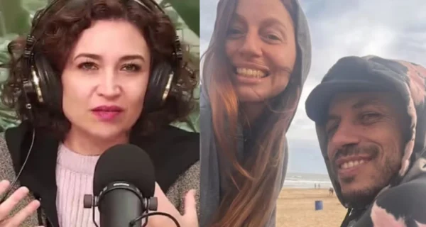 Julia Mengolini hablando sobre las denuncias de Nacho Levy