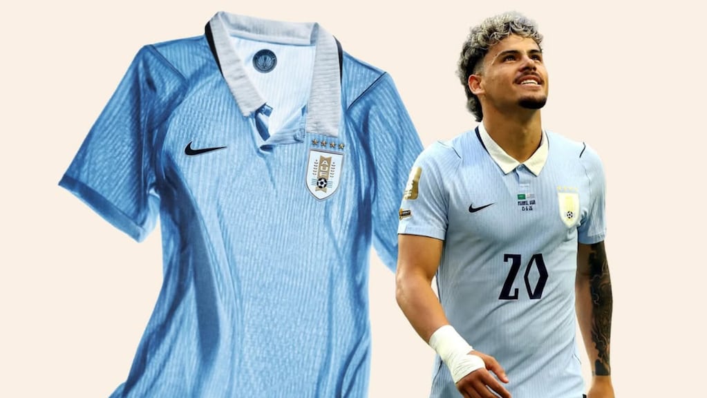 Camiseta de la selección uruguaya