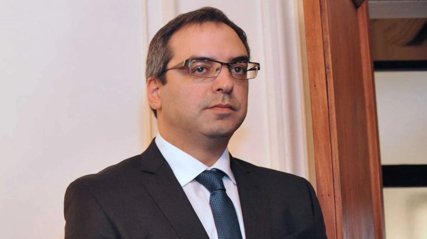Martín Insaurralde, exintendente de Lomas de Zamora, en un evento formal