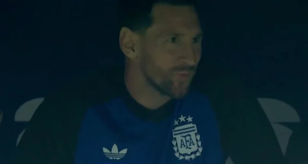 Lionel Messi celebrando el gol de Giovani Lo Celso en el Mundial 2026