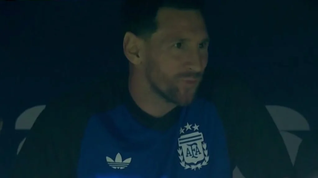 Lionel Messi celebrando el gol de Giovani Lo Celso en el Mundial 2026