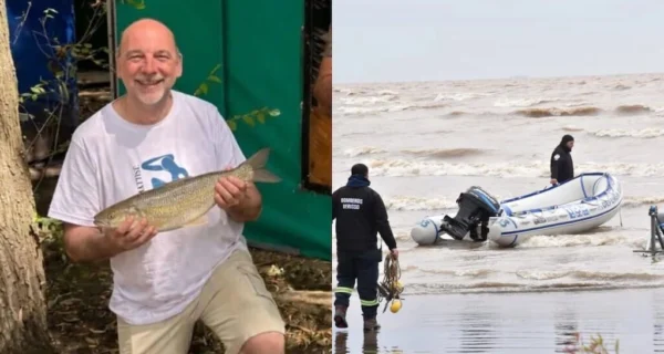 Despedida a Carlos Kovach, pescador hallado muerto en el Río de la Plata