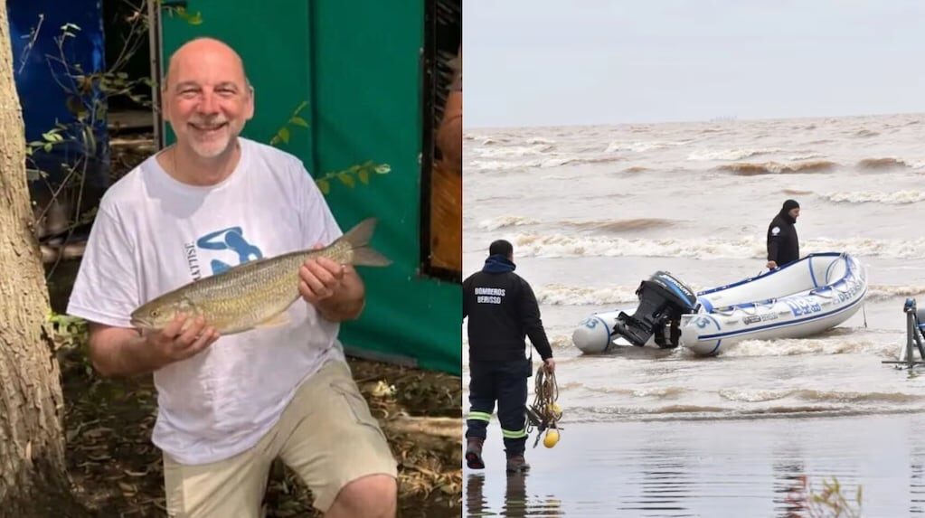 Despedida a Carlos Kovach, pescador hallado muerto en el Río de la Plata