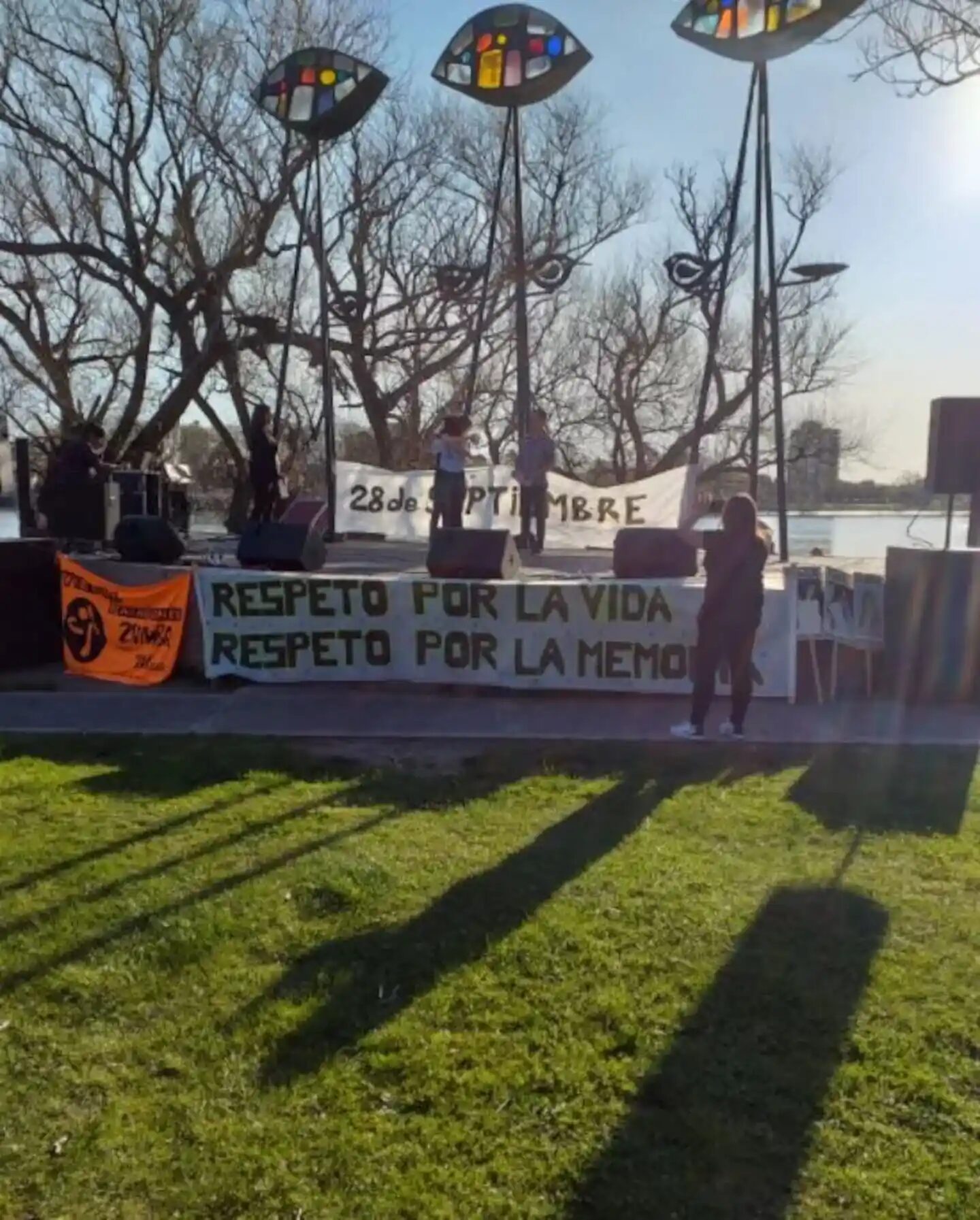 Manifestación en homenaje a las víctimas de la Masacre de Carmen de Patagones