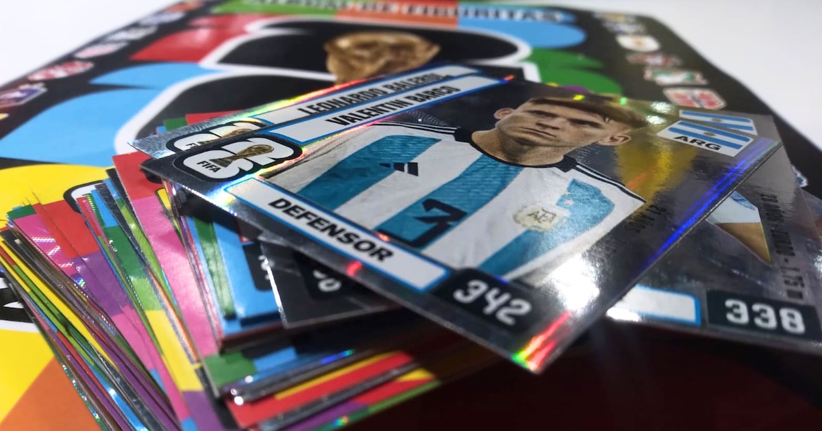 Figurita dorada de Messi
