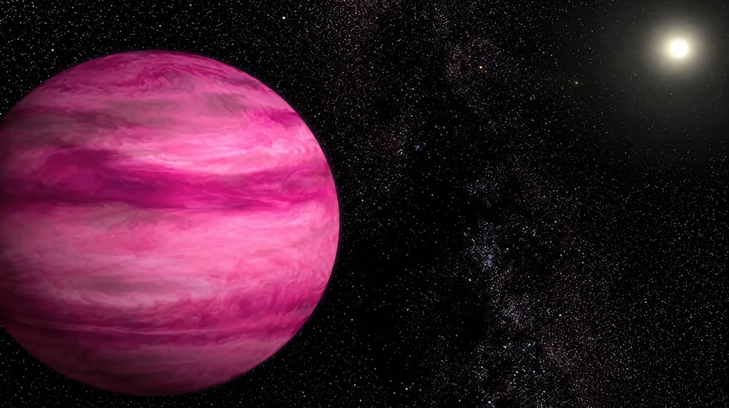 Imagen del planeta GJ 504 b descubierto por la NASA
