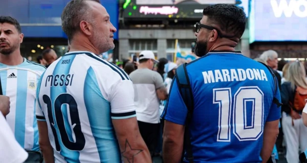 Hinchas en Kansas City celebrando el Mundial