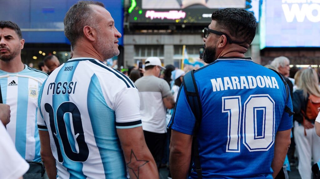 Hinchas en Kansas City celebrando el Mundial