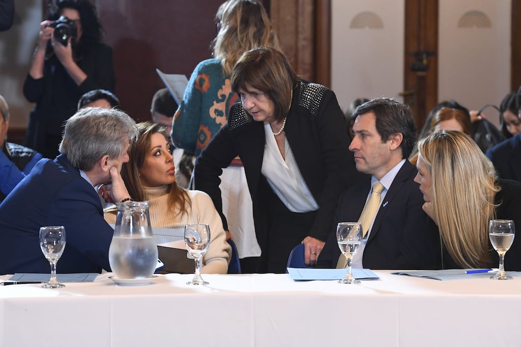 Manuel Adorni en el Senado argentino